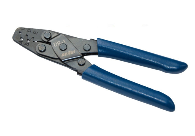 Crimping tool for fold over un-ins terminals dr-1