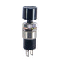 Push button switch n.o. spst black solder ds-193 blk