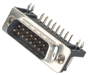 Plug d-sub 37w pcb r/a metal db-37pr r/a *a*