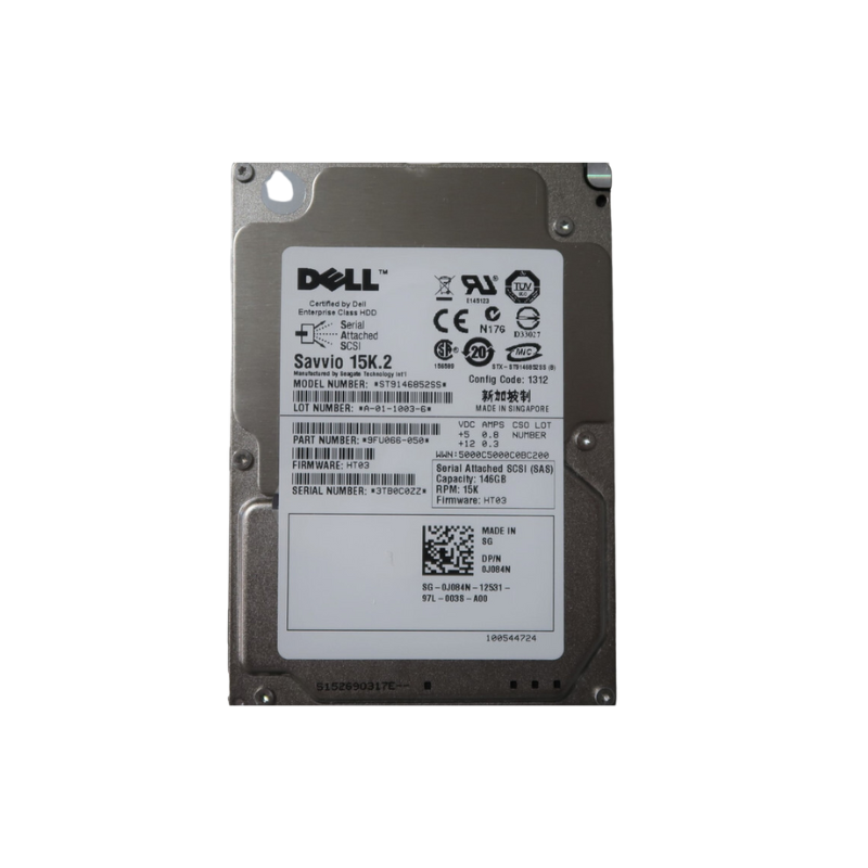 Dell 146GB 2.5” SAS HDD 9FU066-050