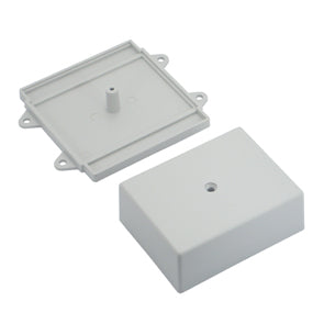 Abs enclosure grey 80.5x62x29 e1s ap-e1-square-grey