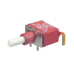 Push button switch mini spdt on-on r/a e121sd1age