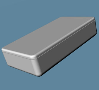 Abs enclosure grey e15g 112x62x26 e15-grey