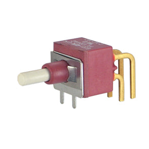 Push button switch mini tpdt r/a pcb e221sd1aqe