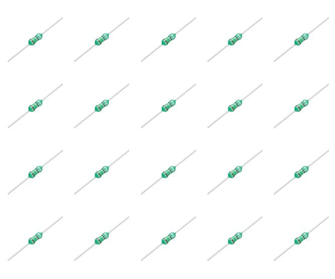 Wirewound axial inductor 270uh 0.33a - 2000p/bag ec0410-271k
