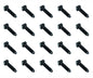 Wall plug for cable tie 8mm black 100/BAG eh1b8