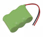 2/3 aa battery pack 3.6v 0.4ah nimh 3cell leads eie02-0007-01