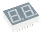 Dual 7-segment led display ch=12.7mm eld-515surwa/s530-a3