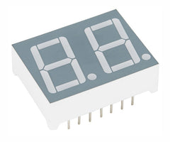 Dual 7-segment led display ch=12.7mm eld-515surwa/s530-a3