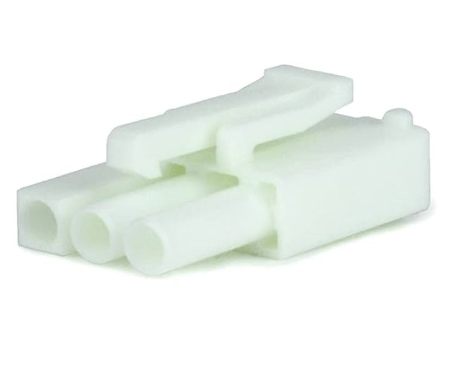 Housed nylon plug 1 row 3w p=4.5mm elp-03v