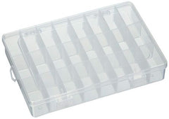 Abs enclosure clear 24-compartment 190x130x36mm 181203