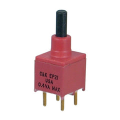 Push button switch dpst off-mom pcb ep21-d1-cbe