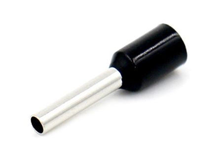 Boot lace terminal black 1.5mm2 l=10 - debulk evn1510-bk