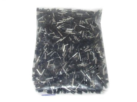 Boot lace terminal black 1.5mm2 l=10 1kp/b evn1510-bk