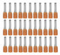 Bootlace ferrule orange 4mm 2.8x12 1k/b evn4012-or