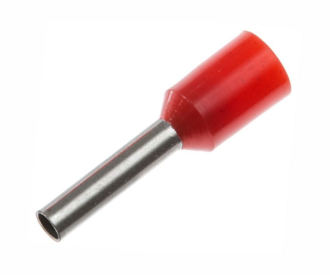 Boot lace terminal red 0.75mm2 l=8 evn7508-red  *dbk*