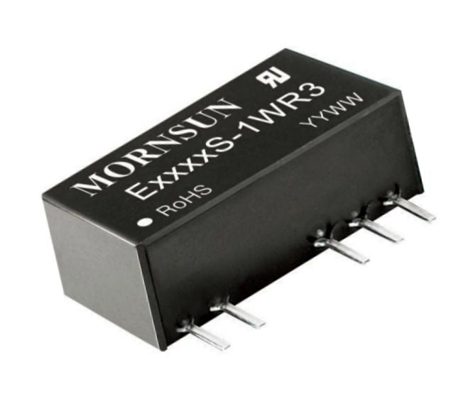 Dc-dc converter dip i=5v o=+/-5v 1w e0505s-1wr3