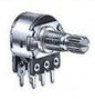 Pot s/t dual log p/m 17mm 5k f16kg-a5k-l20kqd