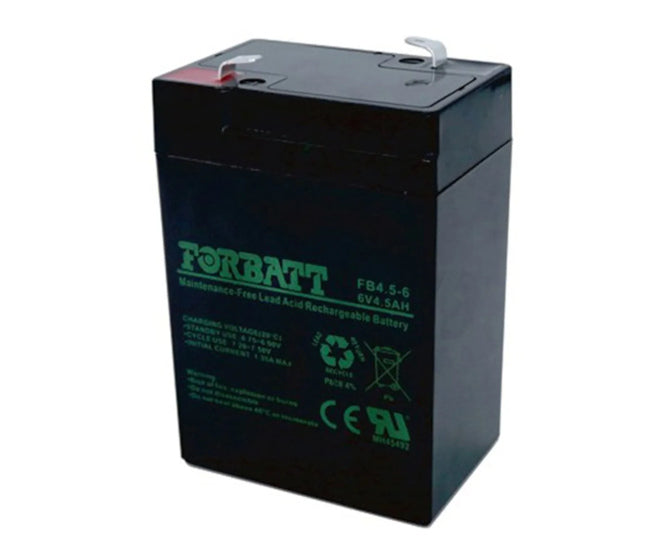 Battery sla 6v 4.5ahr 70x47x100 fb4.5-6