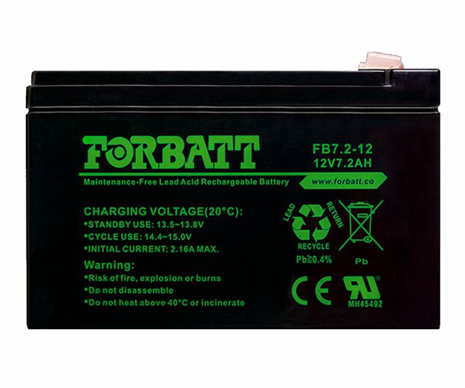 Battery sla 12v 7.2ah 151x65x94 fb7.2-12