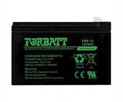 Battery sla/vrla 12v 9ahr fb9-12