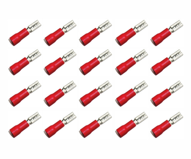 2.8mm red pre-insulated push-on terminal - 1k/bag fdd 1.25-110(5)