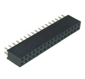 2.54mm socket dil 0.1x0.1 pcb 64w - 40p/tray 90151-64