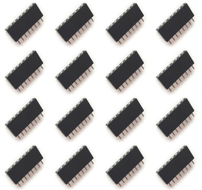 Housed socket 8way sil str 2.54mm - 400/tray fhc85-108sgoa1