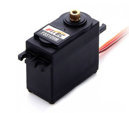180-deg servo motor 6v 10kg/cm fs5109m  - china