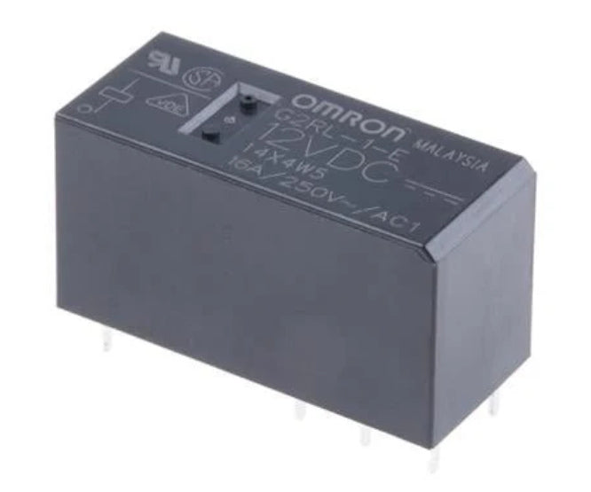 Relay spdt 16a 12vdc rect 8pcb g2rl-1e dc12