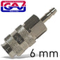 Universal quick coupler 6mm