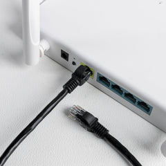 Gizzu Cat6 UTP Fly Lead Ethernet Network Cable 1m – Black