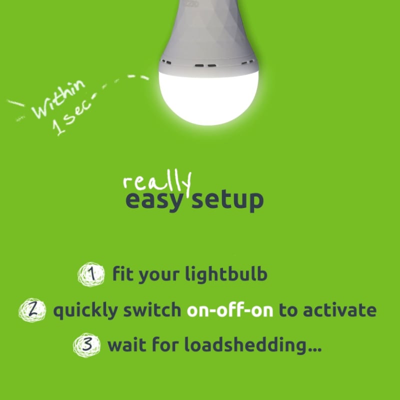 Gizzu Everglow Rechargeable Warm White Emergency LED Bulb - Bayonett - Price Concious Spot >>>  PC SPOT