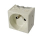 P/m schuko mains socket 2p + earth 250v 16a 45x45mm gw20207