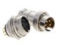 M16 3w reverse gender mic plug and socket connector gx16f-3p