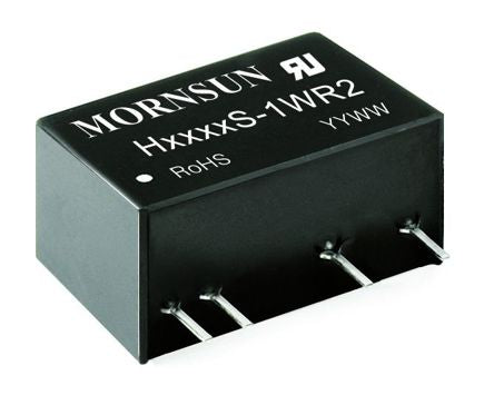 Dc-dc sil converter i=5 o=5v @ 0.2a h0505s-1wr2