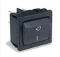 Rocker switch dpst off(on) 22x20mm h8651vbaab momentary