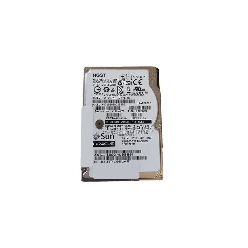 HGST 300GB 2.5” SAS HDD 0B26019 (Second-Hand) - FOR SERVERS ONLY