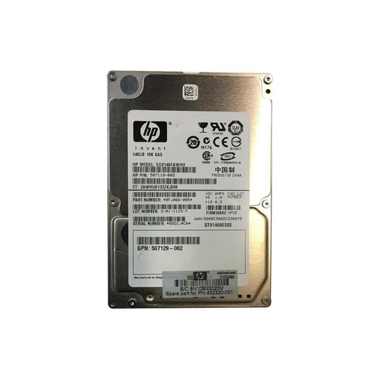 HP 146GB 2.5” SAS HDD 9FJ066-085