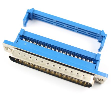 Idc plug d-sub 37w metal mnt & plastic strain idc-37p / fdc37pf