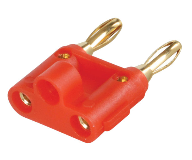 Adapter banana socket - plug dual k2156-rd