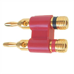 Adaptor banana socket - plug dual k2162-rd