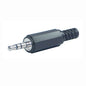 3.5mm stereo plug with black plastic sleeve k302f