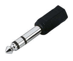 Adapter 6.3mm plug stereo - 3.5mm socket k306b