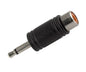 Adaptor 3.5 plug mono-rca socket k309b