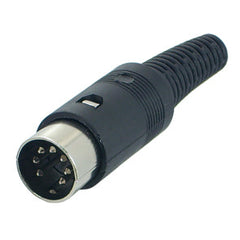 Plug din in-line 7p 270d w/rel k3161g