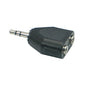 Adap 3.5 plug - 2x3.5 ster soc k3244