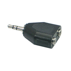Adap 3.5 plug - 2x3.5 ster soc k3244