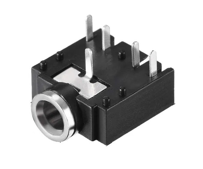 3.5mm stereo socket pcb d/type 5p k3610d