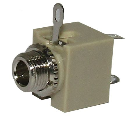 3.5mm mono panel mount socket oc type cream k3636- cream